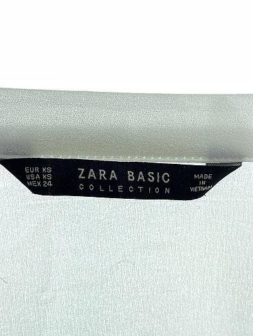 xs Beden beyaz Renk Zara Bluz %70 İndirimli.