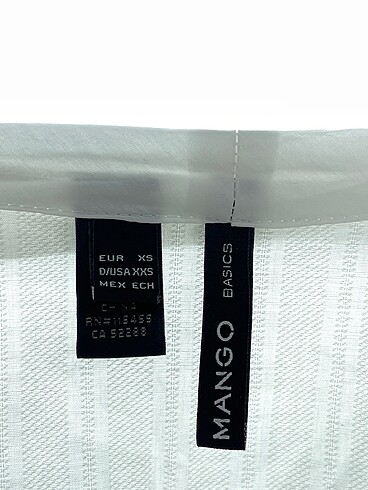 s Beden beyaz Renk Mango Bluz %70 İndirimli.