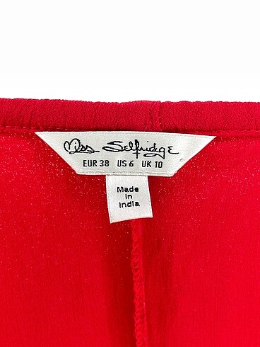38 Beden kırmızı Renk Miss Selfridge Kısa Elbise %70 İndirimli.