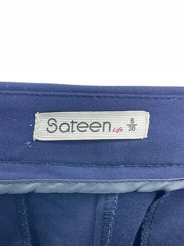 s Beden lacivert Renk PreLoved Kumaş Pantolon %70 İndirimli.