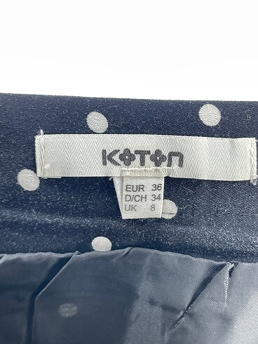 36 Beden siyah Renk Koton Kalem Etek %70 İndirimli.