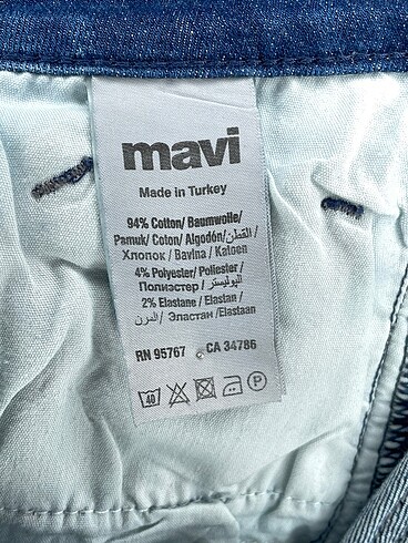 26 Beden çeşitli Renk Mavi Jeans Jean / Kot %70 İndirimli.