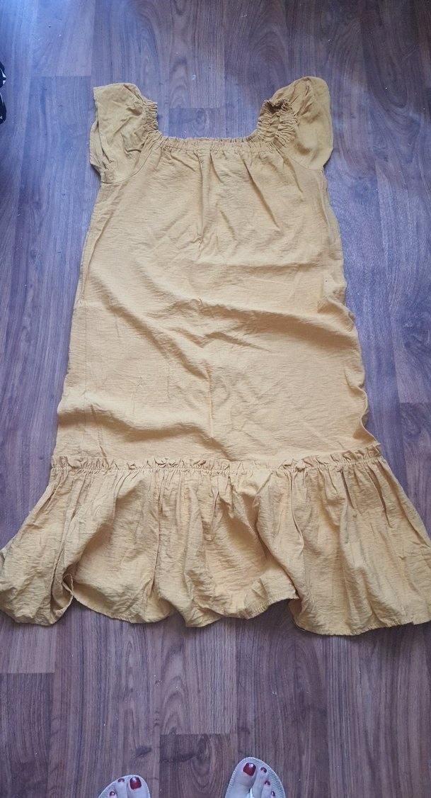 Bej Hamile ve Emzirme Gecelik Midi Boy - Görsel 2