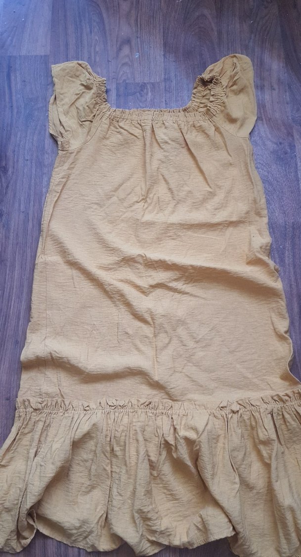 Bej Hamile ve Emzirme Gecelik Midi Boy - Görsel 4