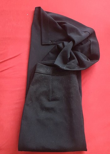 Siyah Midi Kalem Etek Fermuarlı - Görsel 8