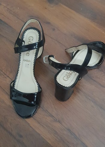 Siyah Rugan Stiletto Topuklu Kadın Ayakkabı - Görsel 4