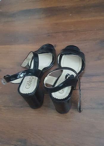 Siyah Rugan Stiletto Topuklu Kadın Ayakkabı - Görsel 7