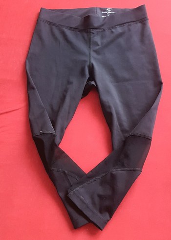 Siyah Kadın Spor Tayt, Midi Boy, Elastik - Görsel 2