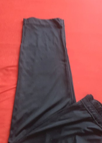 Siyah Kadın Spor Kumaş Pantolon - Görsel 4