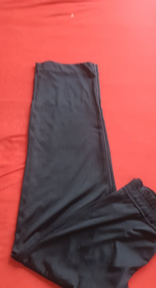 Siyah Kadın Spor Kumaş Pantolon - Görsel 4