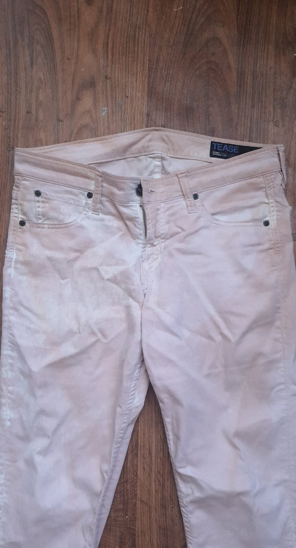 Bej Regular Fit Erkek Keten Pantolon - Görsel 3