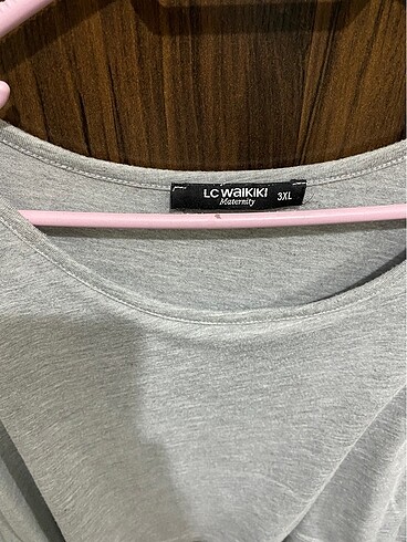 LC Waikiki Emzirme detayli uzun hamile elbisesi