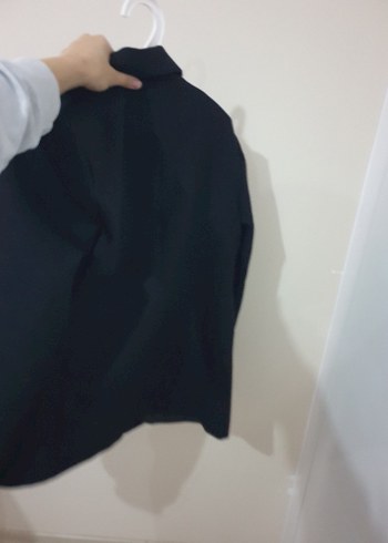 Düğmeli Siyah Kadın Blazer Ceket - Görsel 3