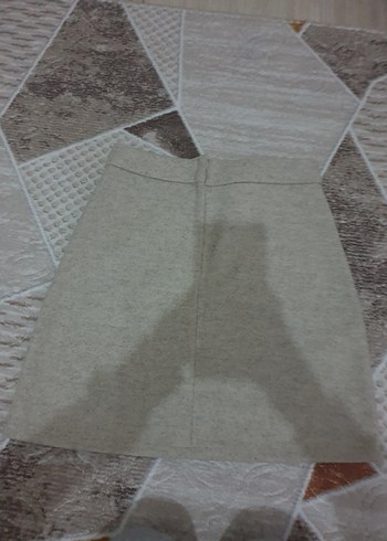 Bej Kadın Midi Etek - Görsel 3