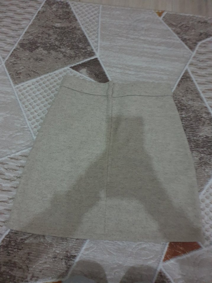 Bej Kadın Midi Etek - Görsel 3