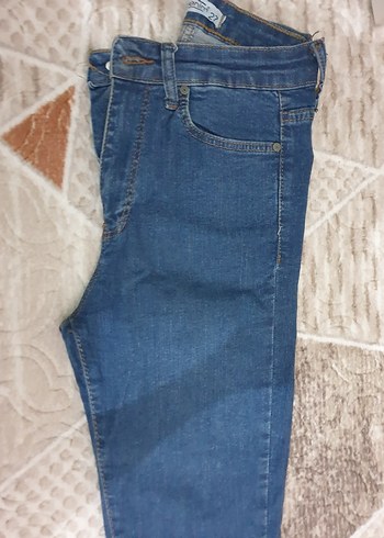 Kadın Mavi Kot Pantolon - Görsel 2