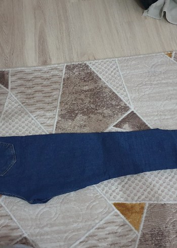 Kadın Mavi Kot Pantolon - Görsel 4