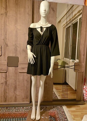 Diğer Siyah mini elbise