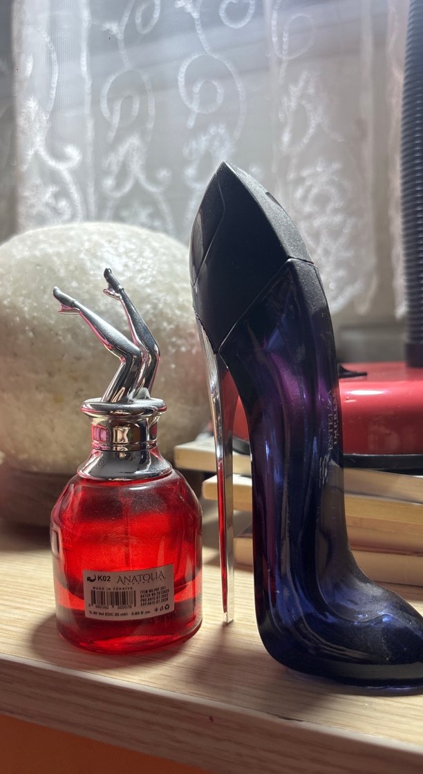 Kırmızı ve Siyah dekoratif Şişeler - Görsel 2