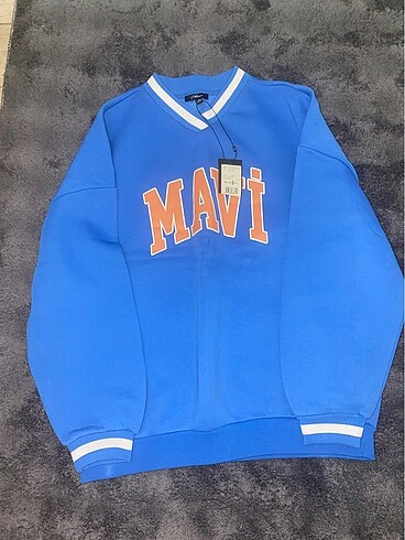 s Beden mavi marka sweat