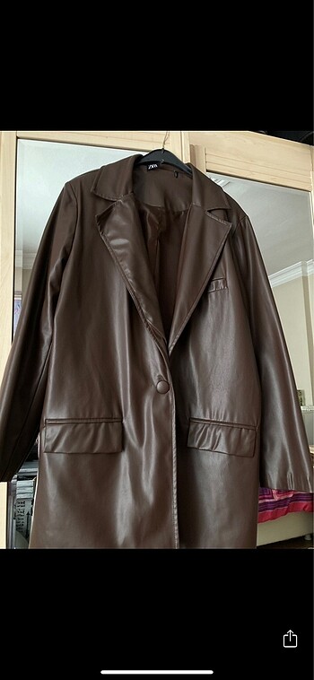 Zara Zara deri blazer ceket