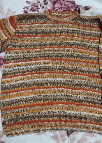 Bohem Tarzı Erkek Çocuk Örgü Kazak - Görsel 5