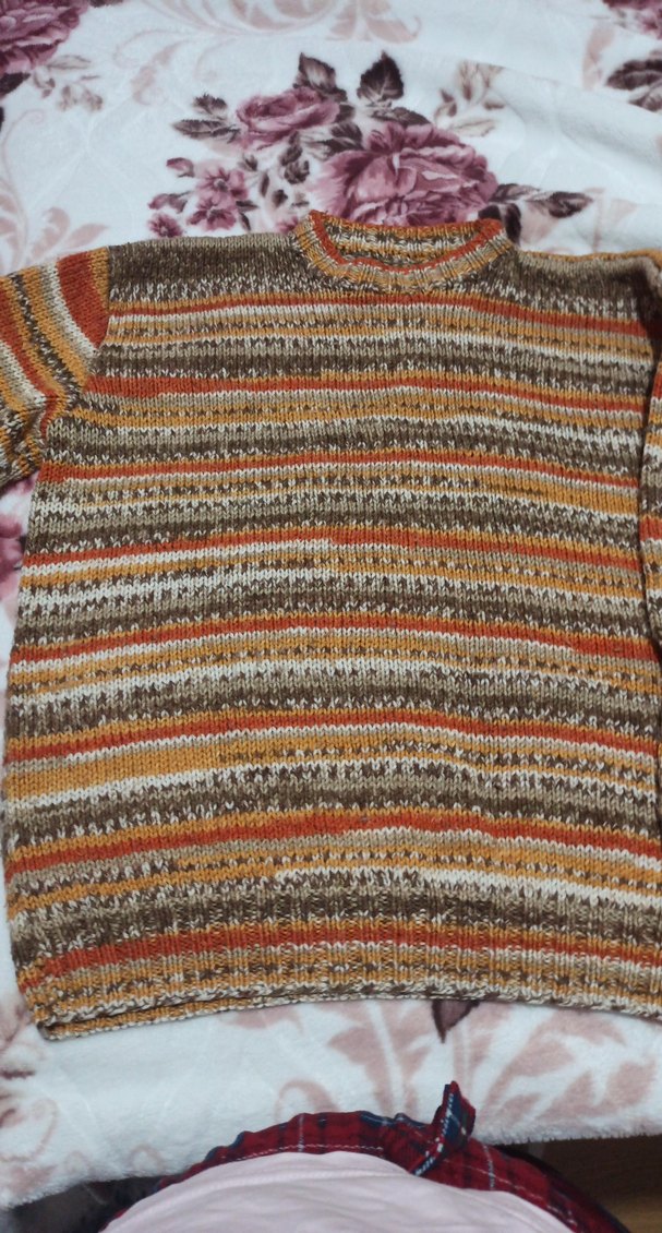 Bohem Tarzı Erkek Çocuk Örgü Kazak - Görsel 5