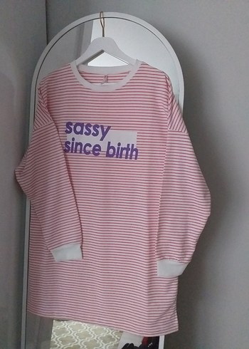 Pembe Çizgili  Uzun Kollu - Görsel 4