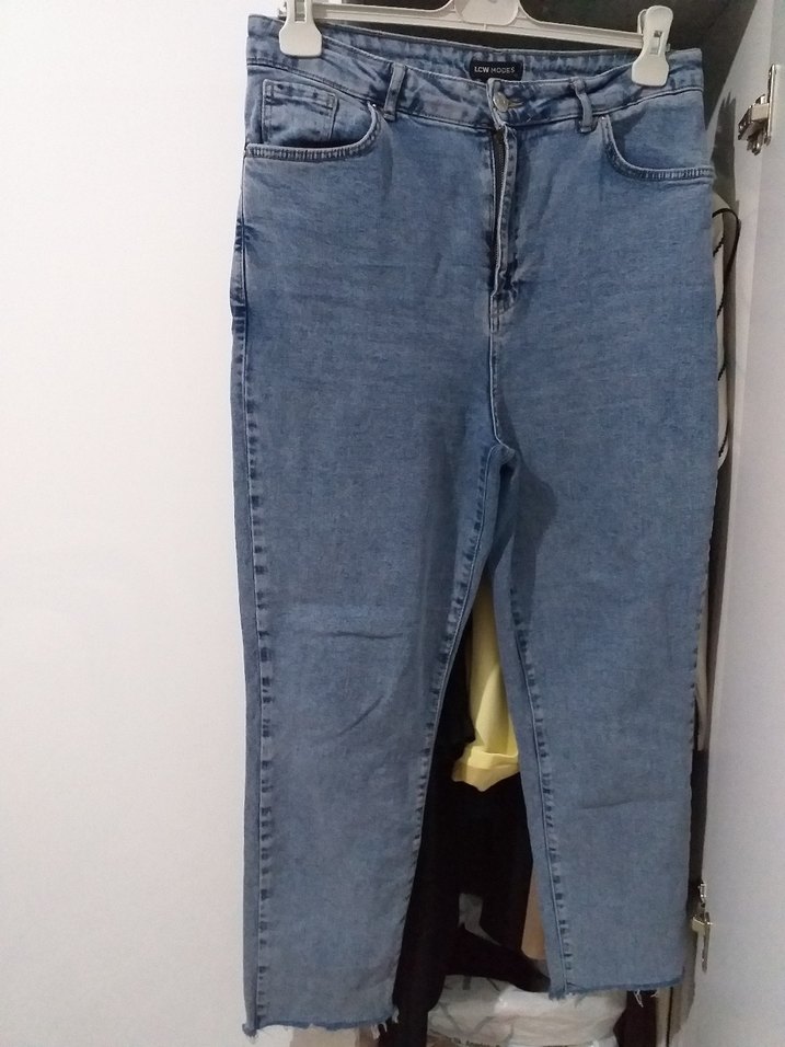 Mavi Rahat Kesim Midi Denim Kadın Jean - Görsel 3