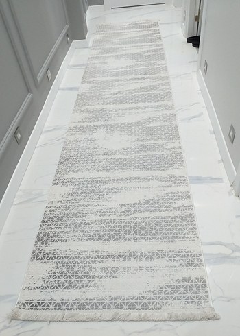 Gri Beyaz Çağdaş Halı - Görsel 2