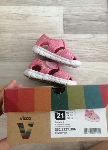 21 Beden Vicco kız bebek sandalet