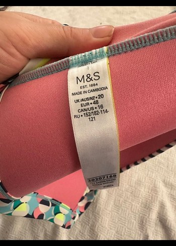 Pastel Çok Renkli Bağcıklı Bikini - Görsel 7