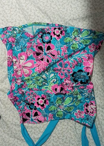 Renkli Batik mayokini üst - Görsel 2