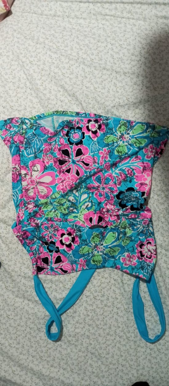 Renkli Batik mayokini üst - Görsel 2