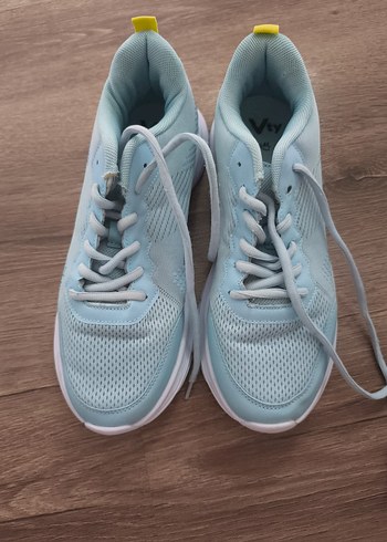 Mavi Bağcıklı Spor Kadın Sneakers