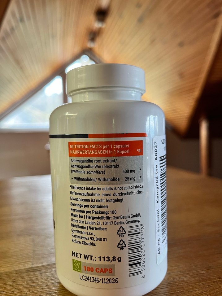 GymBeam Ashwagandha Takviyesi - Görsel 2