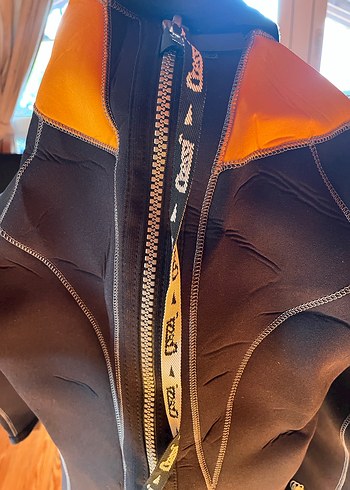 Fermuarlı Siyah Kadın Uzun Tulum cressi - Görsel 3