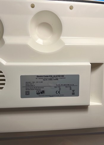 Beyaz ve Gri oto buzdolabı/ elektrikli soğutucu ezetil - Görsel 6