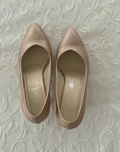 Diğer Rose Gold stiletto ve çanta