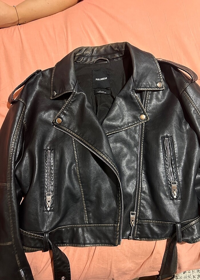 Pull & bear deri ceket - Görsel 2
