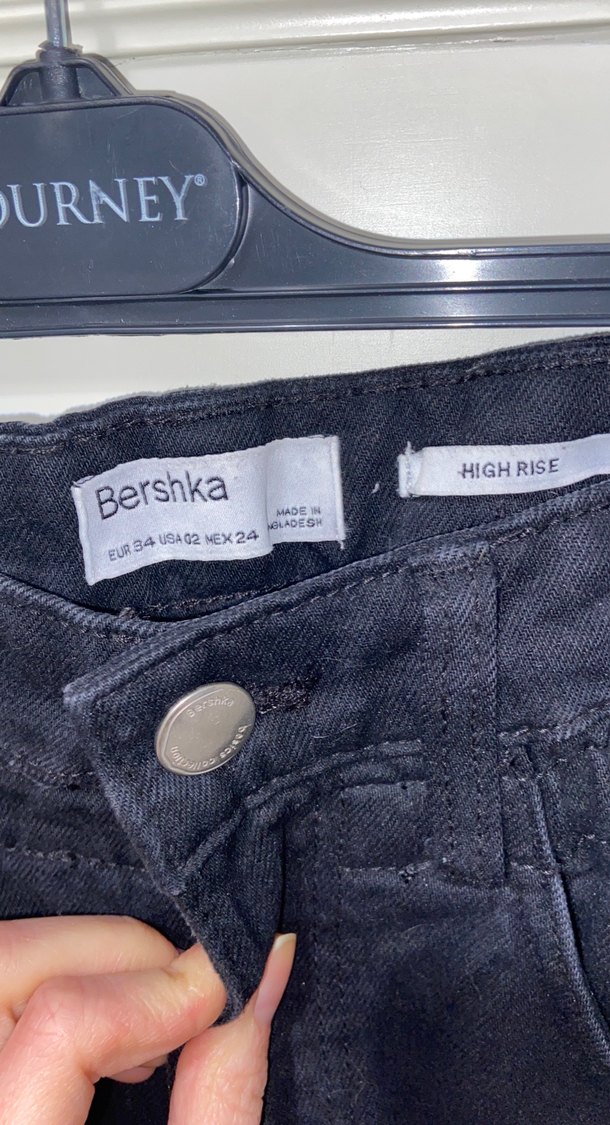 Bershka Siyah Jean şort kot - Görsel 2