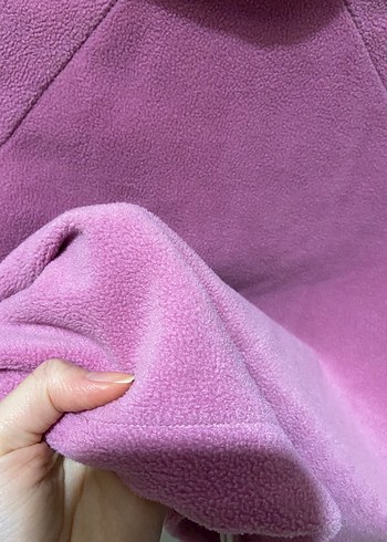 Pembe peluş ikili eşofman takımı - Görsel 8