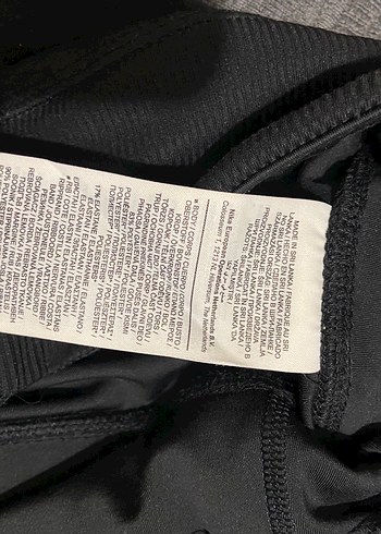 Nike Air Siyah Kadın Spor Tayt - Görsel 11