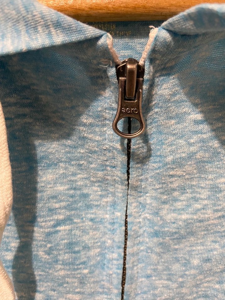 Aeropostale Mavi Sweatshirt Fermuarlı - Görsel 3