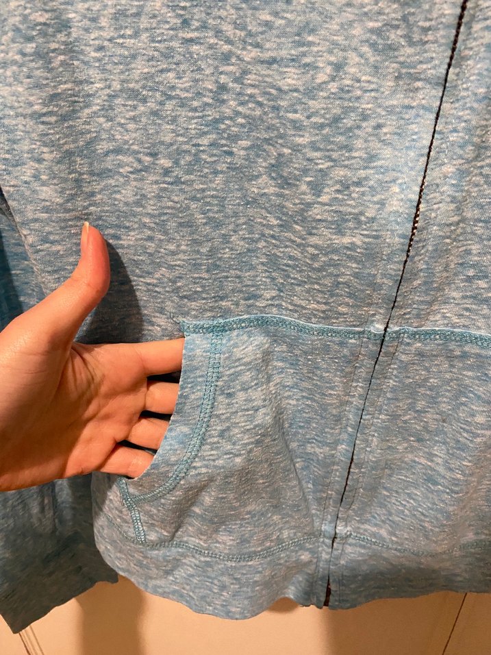 Aeropostale Mavi Sweatshirt Fermuarlı - Görsel 4