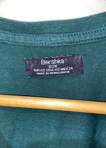 Bershka yeşil tişört - Görsel 3