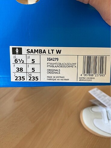 38 Beden Adidas Samba LT orijinal