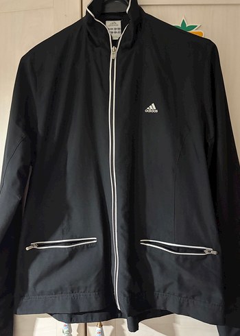 Siyah Fermuarlı Adidas Kadın Ceket - Görsel 2