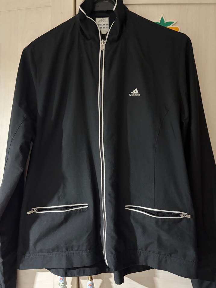 Siyah Fermuarlı Adidas Kadın Ceket - Görsel 2