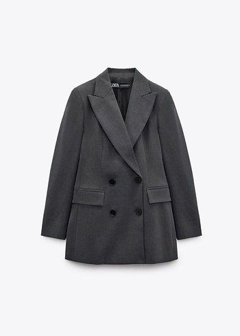 Zara kruvaze blazer - Görsel 3